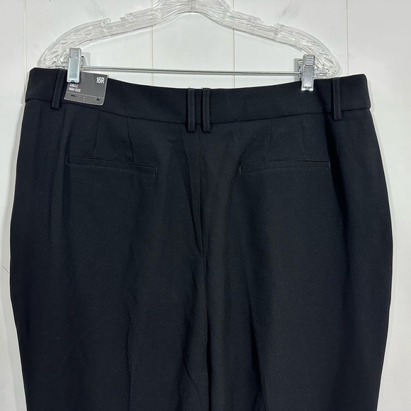 NEW Express Ankle High Rise Dress Pants Women's Size 16 Black Career - Picture 5 of 13